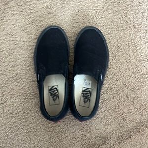 black vans size 6 women’s